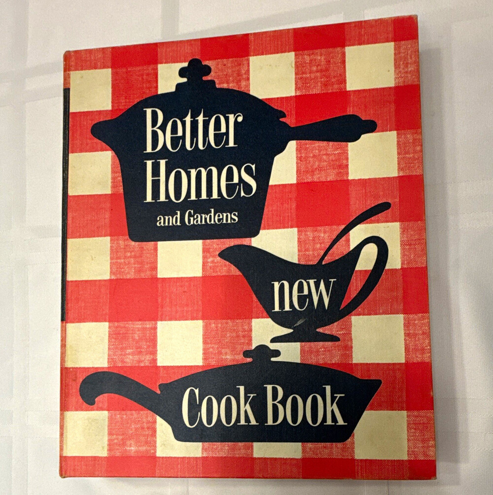 Vintage 1953 Better Homes and Gardens New Cook Book 1st Edition 8th Print 1954